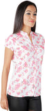 Fabpoppy Women's Floral Print Casual Shirt