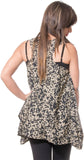 Fabpoppy Casual Sleeveless Printed Women's Multicolor Top