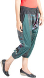 Fabpoppy Women's Multicolor Capri