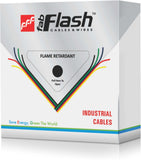 FAB-FLASH Fire Retrardant PVC 4 sq/mm Black 91 m Wire