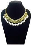 FashBlush Forever Gold Chain Gemstone Alloy Necklace