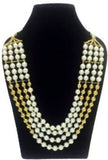 FashBlush Forever New BlackBead & LongChain Alloy Necklace