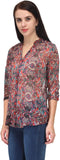 BPT Women's Printed Casual Shirt