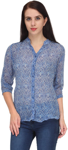 BPT Women's Printed Casual Shirt