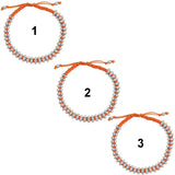 Kenway Retail Metal, Cotton Dori Silver Bracelet Set