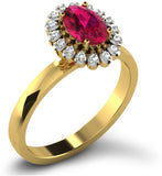 Fullcutdiamond FCDR8260R Yellow Gold Diamond 18K Yellow Gold 18 K Ring