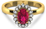 Fullcutdiamond FCDR8260R Yellow Gold Diamond 18K Yellow Gold 18 K Ring