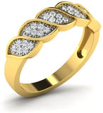 Fullcutdiamond FCDR8280R Yellow Gold Diamond 18K Yellow Gold 18 K Ring