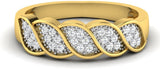 Fullcutdiamond FCDR8280R Yellow Gold Diamond 18K Yellow Gold 18 K Ring