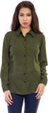Femninora Women's Solid Casual, Formal Shirt