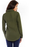 Femninora Women's Solid Casual, Formal Shirt