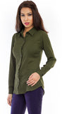Femninora Women's Solid Casual, Formal Shirt