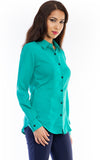 Femninora Women's Solid Casual, Formal Shirt