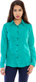 Femninora Women's Solid Casual, Formal Shirt