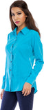 Femninora Women's Solid Casual, Formal Shirt