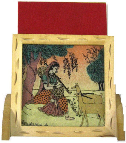 Unique Design Mobile Stand Showpiece  -  15 cm