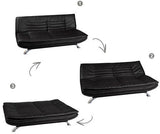 FabHomeDecor Fabric Double Sofa Bed