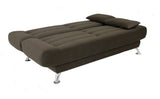 FabHomeDecor Fabric Double Sofa Bed