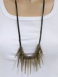 Jewelizer Bohemian Yellow Gold Plated Alloy Necklace
