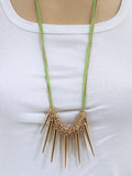 Jewelizer Bohemian Yellow Gold Plated Alloy Necklace