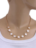 Jewelizer Bohemian Opal Yellow Gold Plated Alloy Necklace