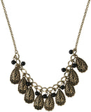Jewelizer Bohemian Opal Yellow Gold Plated Alloy Necklace