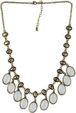 Jewelizer Bohemian Opal Yellow Gold Plated Alloy Necklace