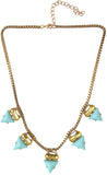 Jewelizer Bohemian Yellow Gold Plated Alloy Necklace