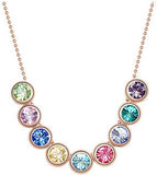 Jewelizer Just Like Diamonds Crystal Yellow Gold Plated Alloy Necklace