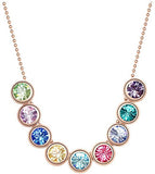 Jewelizer Just Like Diamonds Crystal Yellow Gold Plated Alloy Necklace