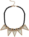 Jewelizer Statement Yellow Gold Plated Alloy Necklace