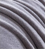 The Intellect Bazaar Plain King Blanket Grey