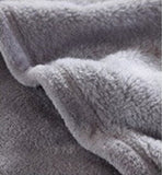The Intellect Bazaar Plain King Blanket Grey