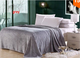 The Intellect Bazaar Plain King Blanket Grey
