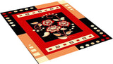 FURNISHINGLAND Black Polyester Carpet