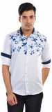 CREEDS Men's Printed Casual Multicolor Shirt