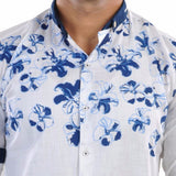 CREEDS Men's Printed Casual Multicolor Shirt