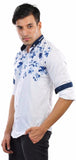 CREEDS Men's Printed Casual Multicolor Shirt