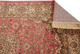 FURNISHINGLAND Orange Silk Carpet