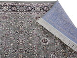 FURNISHINGLAND Green Silk Carpet