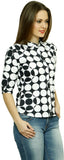 Fusion Mela Women's Geometric Print Casual Shirt