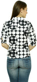 Fusion Mela Women's Geometric Print Casual Shirt