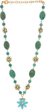 Falconoverseas Dazzling Diva Brass Necklace