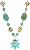 Falconoverseas Dazzling Diva Brass Necklace