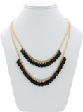 Falconoverseas Color Spark Brass Necklace