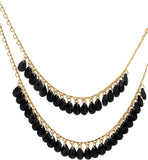 Falconoverseas Color Spark Brass Necklace