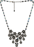 Falconoverseas Classy Black Brass Necklace