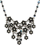 Falconoverseas Classy Black Brass Necklace