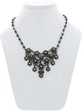 Falconoverseas Classy Black Brass Necklace