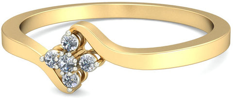 WearYourShine by PCJ The Nitza Diamond Gold Diamond Yellow Gold 18 K Ring
